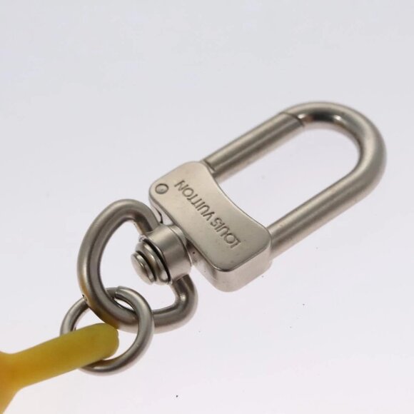 LOUIS VUITTON Charm metal Yellow LV Auth - Picture 3 of 16